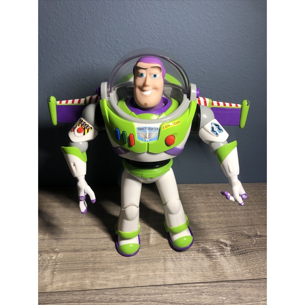 Disney Store Buzz Lightyear Toy Story Pixar Talking Figure Bonnie On Foot 12”